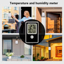Digital Wall Mounted Thermometer Indoor Outdoor Temperature Humidity Meter