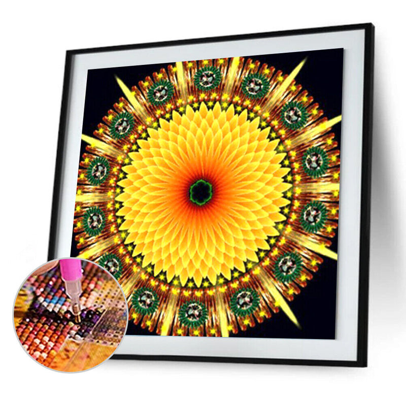 5D Full Round Drill Diamond Painting Mandala Mosaic Wall Art Craft (A675) Newly