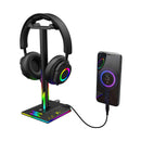 Eb01-b Rgb Gaming Headphone Bracket Lighting Headphone Hanger Universal Plastic