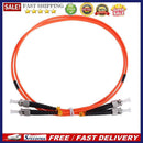 ST-ST Duplex 62.5/125 Multimode Fiber Optic Patch Cable Cord Jumper Orange