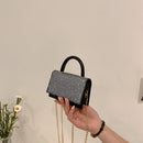 Mini Shoulder Bag Women Fashion PU Sequins Leather Chain Flap Handbag Satchels