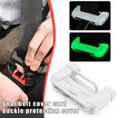 Car Seat Belt Buckle Clip Silicone Cover Safety Accessories Luminous x1