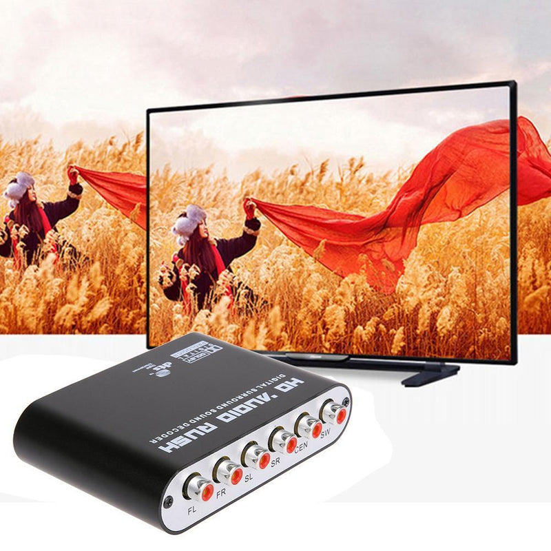 Coaxial DTS AC3 5.1CH Audio DTS/AC3 5.1 Analog Decoder Converter Digital Audio