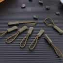 20x Zipper Puller End Rope Replacement Backpack Fix Cord (Army Green)