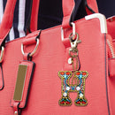 DIY Key Chain Diamond Painting Letters Women Bag Keyring Pendant Gift (H) Newly