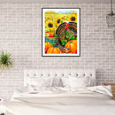5D DIY Autumn Pumpkin Full Round Diamond Painting Kit Picture Artwork Craft