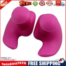 1 Pair Waterproof Earplugs Silicone Ear Plugs Swimming Accessories (Pink)