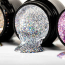 Laquer Semi Transparent Nail Glitter Polish Manicure DIY Nail Sequins UV Gel