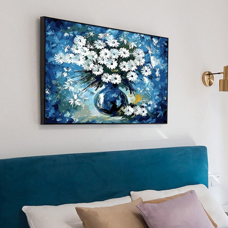 Flowers 50x40cm Oil Paint By Numbers DIY Painting M681