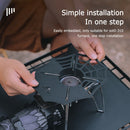 Outdoor Furnace Insulation Pads Stainless Steel Cooking Stove Board for Sot