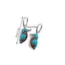 Turquoise Jewelry Gifts Necklace Ear Dangle Bird Earrings Ear Hoop Pendant