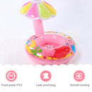 Baby Swimming Ring Cartoon Inflatable Infant Toddler Float Circle with Shelte