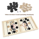30pcs Wooden Draughts Checkers Backgammon Chess Pieces 2 Dice for Kid Board