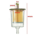Motorcycle Inline Gas Petrol Fuel Filter Pipe Line SALE L1H8 Hot M3Y1
