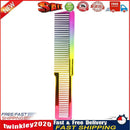 Haircut Hairdresser Comb Colorful Rainbow Comb Hairdressing Styling Tool Newly