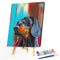 Animal Oil Paint By Numbers Kit DIY Acrylic Painting on Canvas Frameless Draw