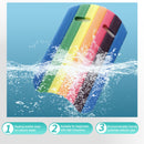 Swimming Pool Training Foam Board Surf Water Buoy Float Kickboard Rainbow