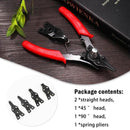4 In 1 Circlip Plier Set Combination Snap Ring Plier Retaining Clip Pliers Q5U5