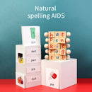 Children Spelling English Words Cards Building Block Game Baby Educational Toys