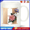 Unique Creative Ceramic Coffee Mugs with Flower and Letter H for Friends