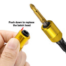 60mm Electric Drill Screwdriver Batch Extension Bit Adapter Rod (Yellow)