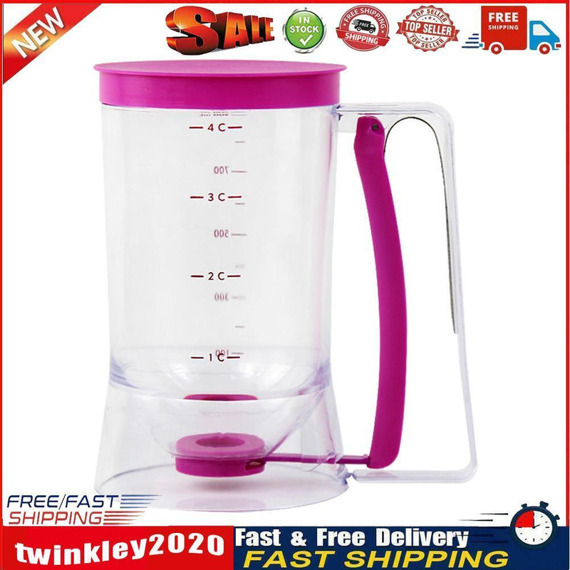 Batter Dispenser DIY Muffin Cupcake Pancake Funnel Measuring Baking Tools Newly
