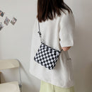 Fashion Women Printing Crossbody Shoulder Bag Casual Small Handbags (Plaid)