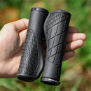 WEST BIKING Bicycle Handlebar Cover Rubber MTB Anti-slip Lock Grips (Black)