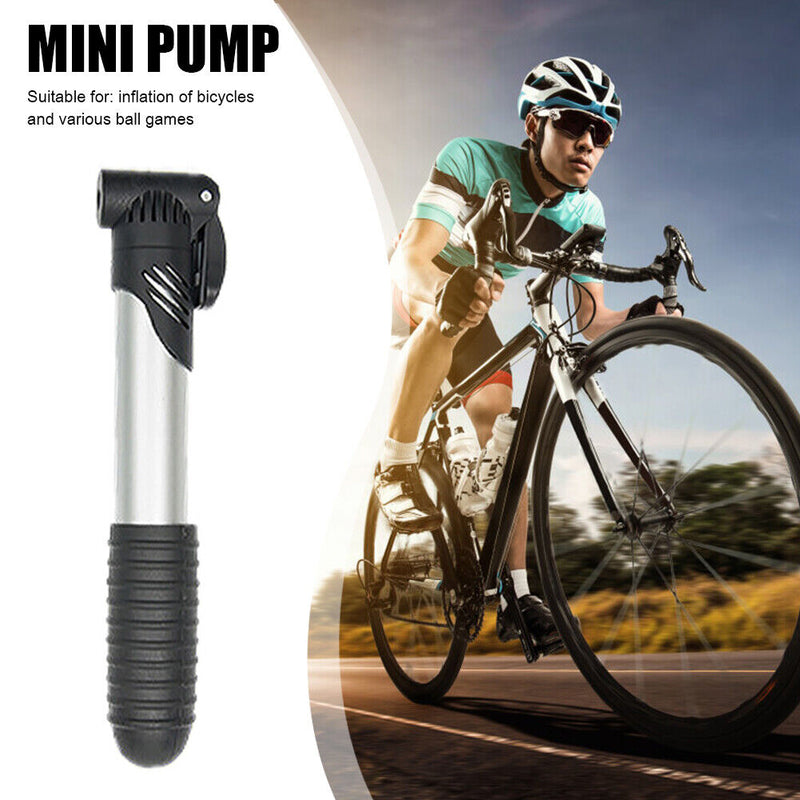 Mini Bicycle Pump Tire Air Inflator Mountain Portable Road Bike Aluminium P