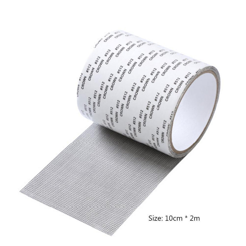 3pcs Repair Tape Self Adhesive Mosquito Window Net Repair Patch (Grey)