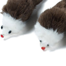 6pcs Pet Cats Toys Plush Simulation Big Mouse Funny Sounding Interactive Toys