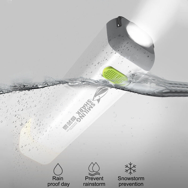 USB Rechargeable Portable LED Torch 300lm Waterproof Camping Tent Flashlight