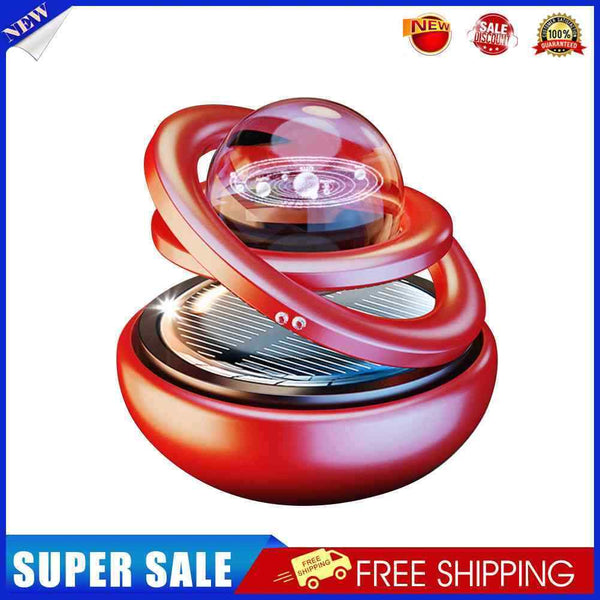 #A Solar Car Auto Aromatherapy Air Freshener Car Interior Perfume Decoration Cra