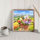 Partial Special-shaped Diamond Painting Kits Bike Flowers Mosaic Crafts (YXC0