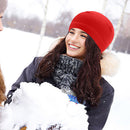 Beanies Hats Winter Warm Sports Cycling Running Ski Bonnet Caps (Red)