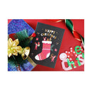 Gift Cute Creative Holiday Blessing Postcard Christmas Greeting Card Envelope