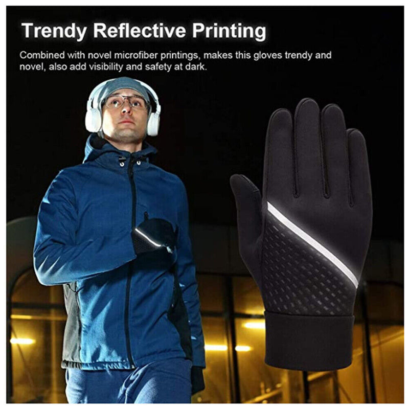 Unisex Winter Gloves Cycling Warm Touchscreen Windproof Bike Climbing Ski Gloves