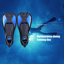 Diving Swimming Fins Adults Flexible Submersible Foot Flippers (Blue XL) Newly