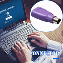 2pcs PS2 Male to USB Female Adapter Computer Mouse Keyboard Converters