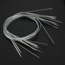 11pcs 80cm Stainless Steel Round Knitting Needles Round Knitting Pins Crochet Weaving Pins Hand