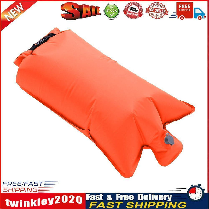 Outdoor Inflatable Mattress Bag Ultralight Camp Hiking Air Pouch (Orange) Newly
