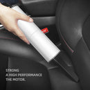 Mini Car Vacuum Cleaner Handheld 4000Pa 120W Wet Dry Home Cleaning (White) Newly
