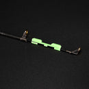 10pcs Fishing Glow Stick Clip Fluorescent Light Sticks Night Fishing Clip on