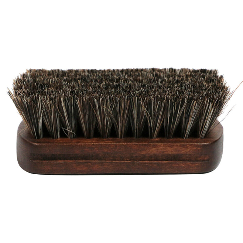 Horsehair Leather Textile Cleaning Brush for Car Interior Furniture Apparel