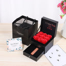 Soap Rose Flower Kraft Paper Box Handmade Wrapping Greeting Card