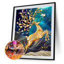 5D Diamond Painting Kit DIY Golden Deer Full Round Diamond