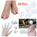 Separator Toe Gel Protector Corn Cushion Silicone Bandage  Finger Sleeve Tubes