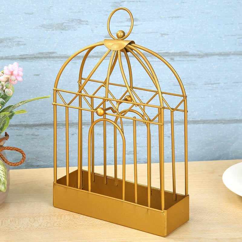 Retro Old Wrought-iron Golden Mosquito Coil Frame Portable Summer Home Decor
