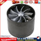Car Turbo Charger Air Intake Gas Fuel Saver Car Refitting Fan Vent(Black) Newly