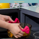 Bowknot Silicone Pot Clips Potholders Anti-scald Gloves Hot Handle Holder